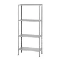 Стеллаж полочный СПЛб «Base» 2000x600x500 со сплошной полкой (цинк)