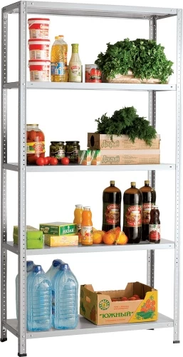 Стеллаж металлический Практик MS 160/100х25/4