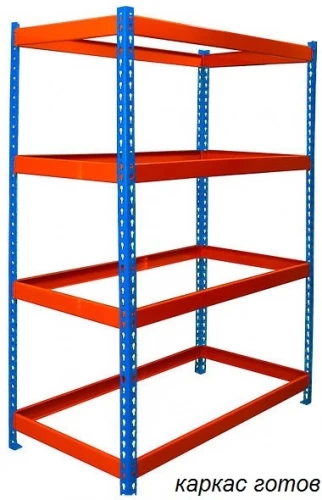 Стеллаж металлический Профи Т-150/1 (2500x1240x770) P/5